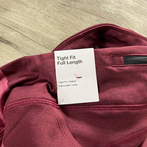 Nike Athletic Dri-Fit Mid Rise Tight Full Length Yoga Pants Pink NWT Size S - Picture 8 of 11